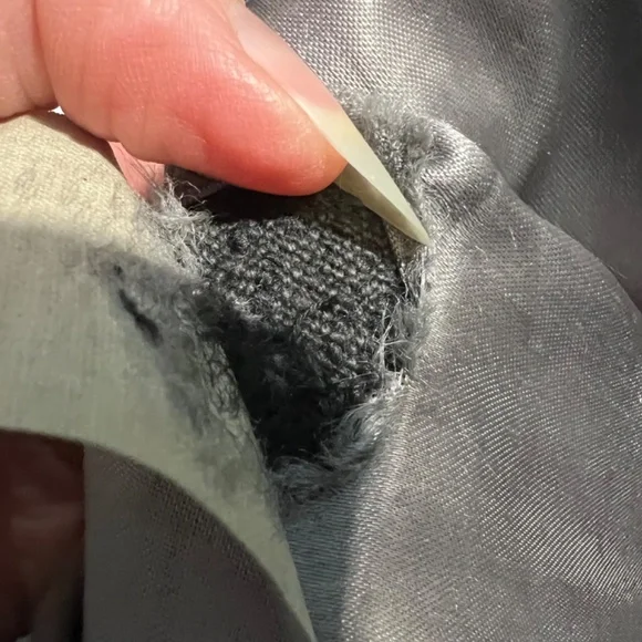 Vintage 50s 60s bespoke black wool boucle astrakhan style wrap pencil midi skirt - Picture 13 of 13